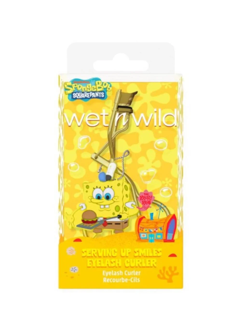 LIMITED EDITION Wet n Wild SpongeBob Serving Up Smiles Eyelash Curler